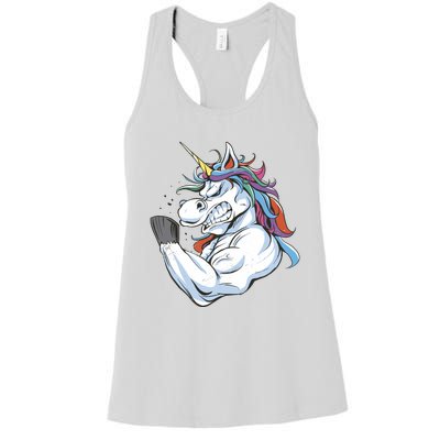 Strong Unicorn Creature Women's Racerback Tank