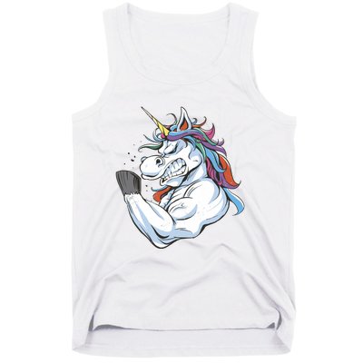 Strong Unicorn Creature Tank Top