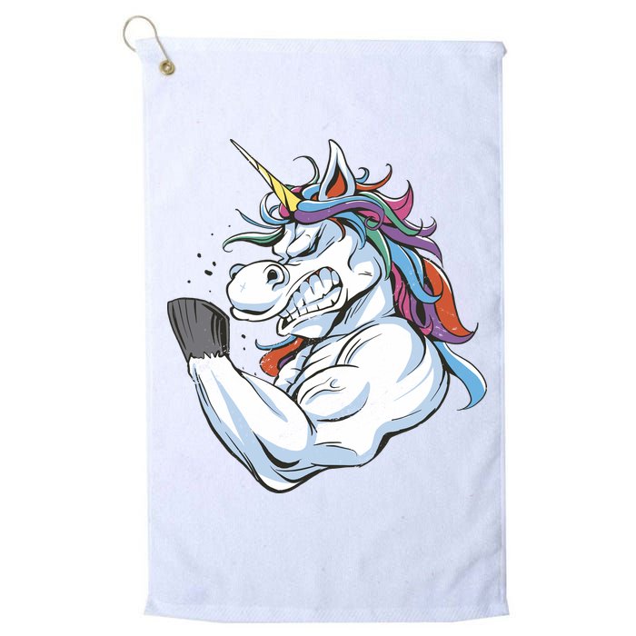 Strong Unicorn Creature Golf Towel