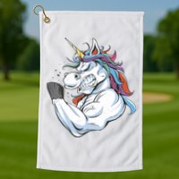 Strong Unicorn Creature Golf Towel