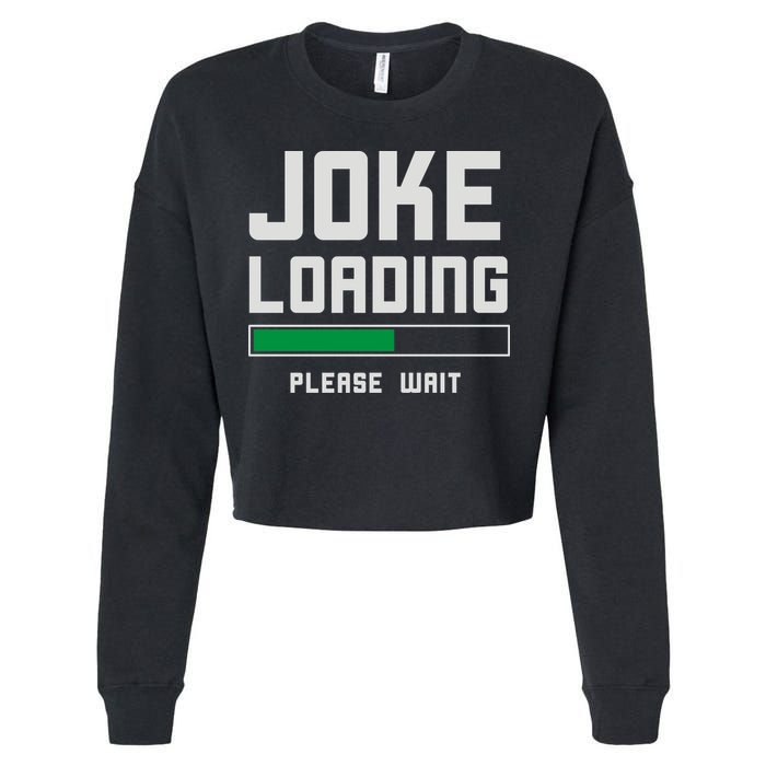 Stand Up Comedian Humor Cropped Pullover Crew