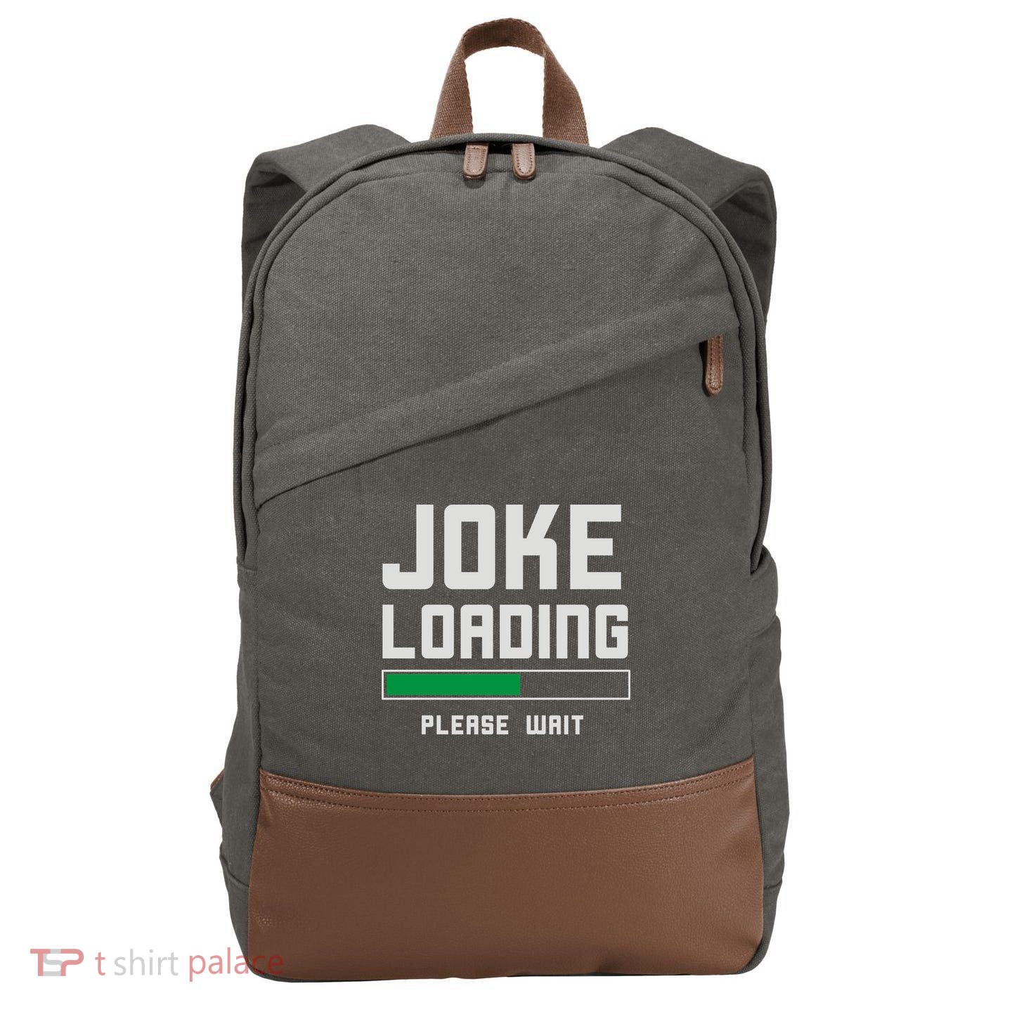 Stand Up Comedian Humor Cotton Canvas Backpack