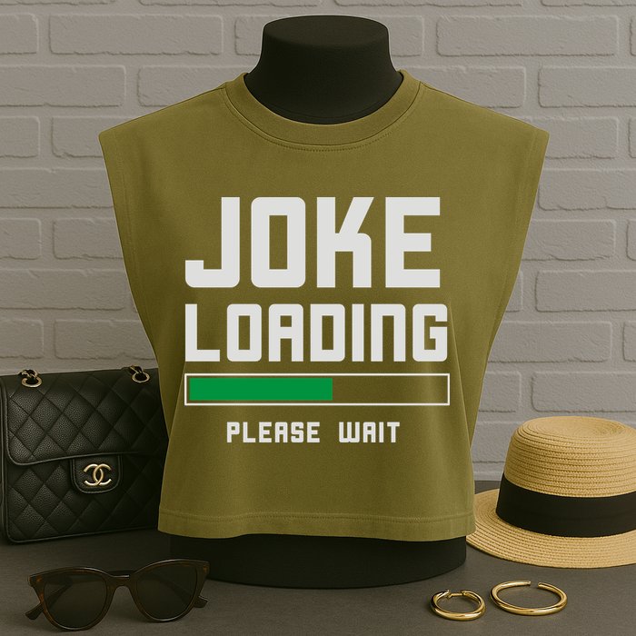 Stand Up Comedian Humor Garment-Dyed Women's Muscle Tee