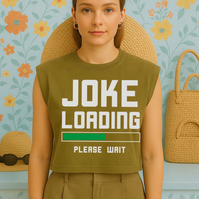Stand Up Comedian Humor Garment-Dyed Women's Muscle Tee