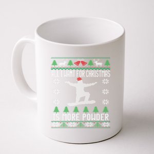 Skiing Ugly Christmas Ski Lover Gift Skier Cute Gift Coffee Mug