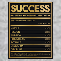 Success Nutritional Facts V-Neck T-Shirt