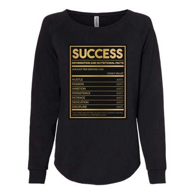 Success Nutritional Facts Womens California Wash Sweatshirt