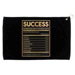 Success Nutritional Facts Grommeted Golf Towel