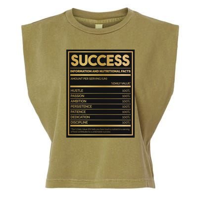 Success Nutritional Facts Garment-Dyed Women's Muscle Tee