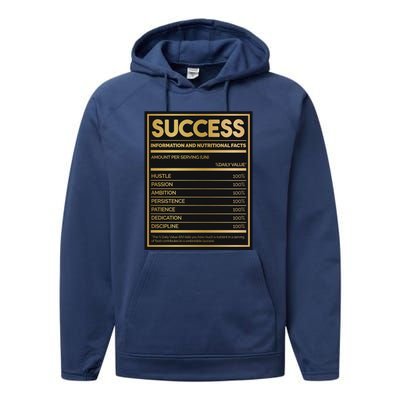 Success Nutritional Facts Performance Fleece Hoodie