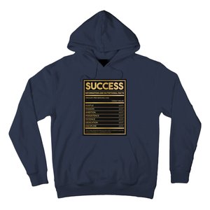 Success Nutritional Facts Hoodie