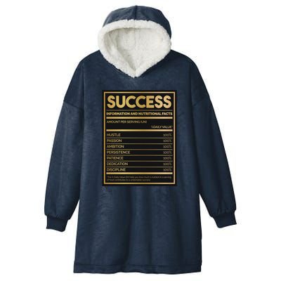 Success Nutritional Facts Hooded Wearable Blanket