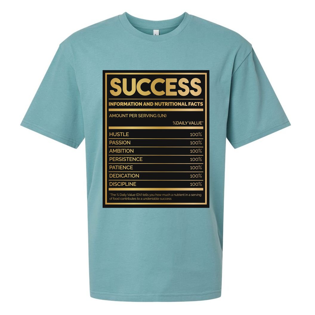 Success Nutritional Facts Sueded Cloud Jersey T-Shirt