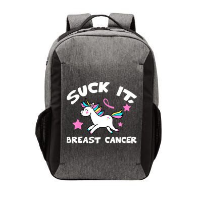 Suck It Breast Cancer unicorn Vector Backpack