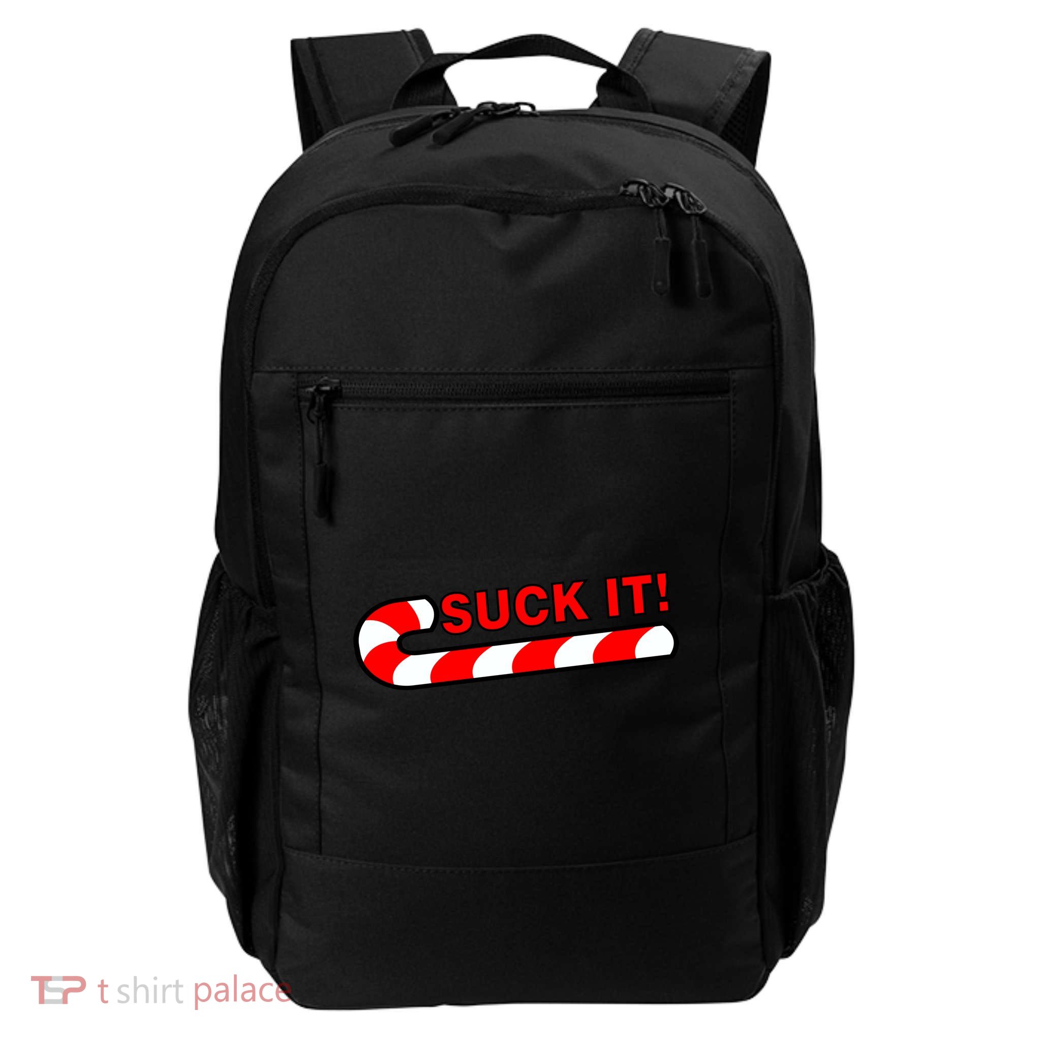 Suck It Candy Cane Daily Commute Backpack