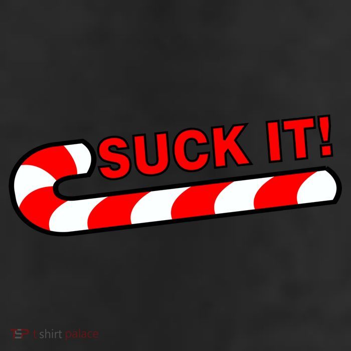 Suck It Candy Cane 11oz C Handle Ceramic Mug