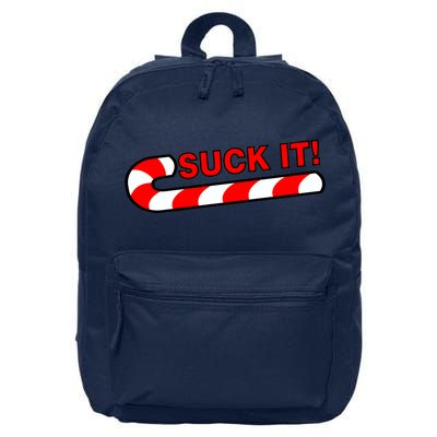 Suck It Candy Cane 16 in Basic Backpack