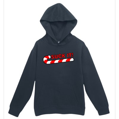 Suck It Candy Cane Urban Pullover Hoodie