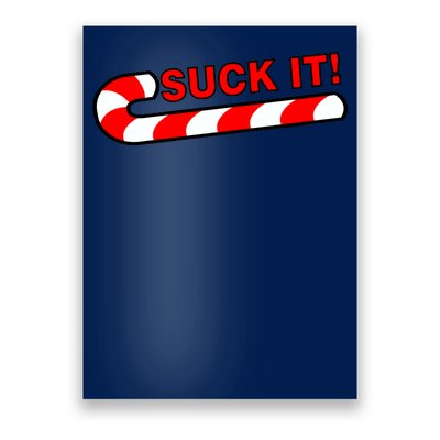 Suck It Candy Cane Poster