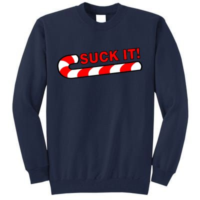 Suck It Candy Cane Tall Sweatshirt