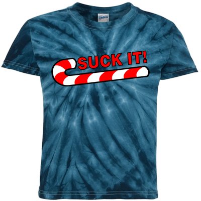 Suck It Candy Cane Kids Tie-Dye T-Shirt