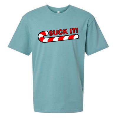 Suck It Candy Cane Sueded Cloud Jersey T-Shirt