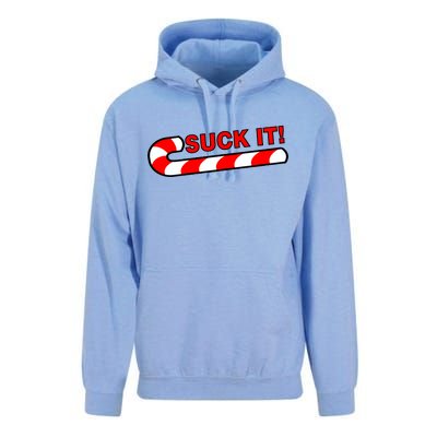 Suck It Candy Cane Unisex Surf Hoodie