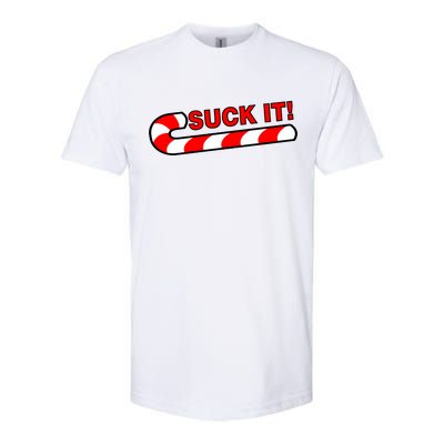 Suck It Candy Cane Softstyle CVC T-Shirt