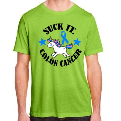 Suck It Colon Cancer Adult ChromaSoft Performance T-Shirt