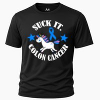 Suck It Colon Cancer Cooling Performance Crew T-Shirt
