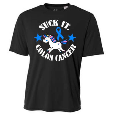 Suck It Colon Cancer Cooling Performance Crew T-Shirt