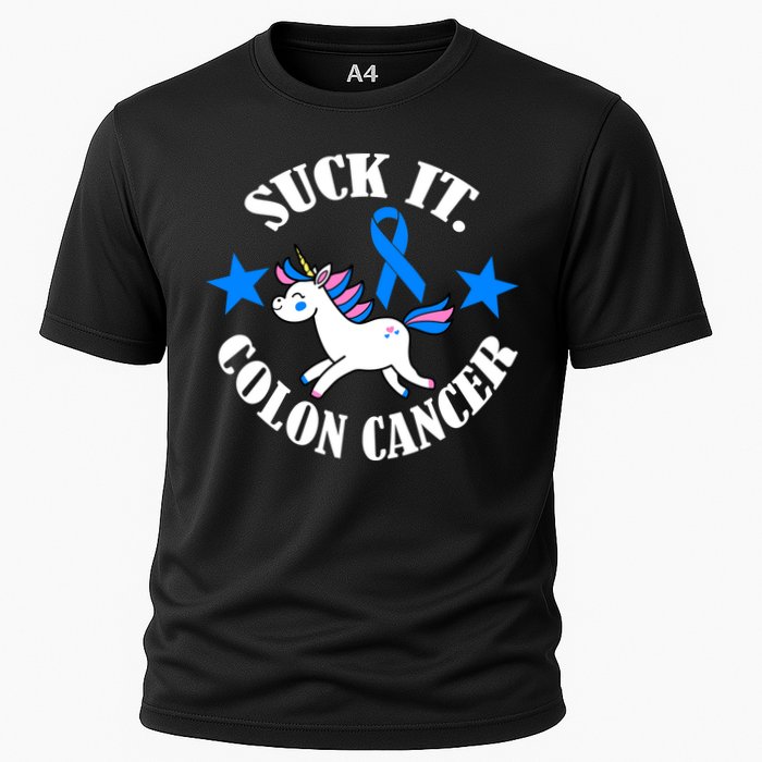 Suck It Colon Cancer Cooling Performance Crew T-Shirt