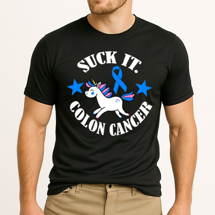 Suck It Colon Cancer Cooling Performance Crew T-Shirt