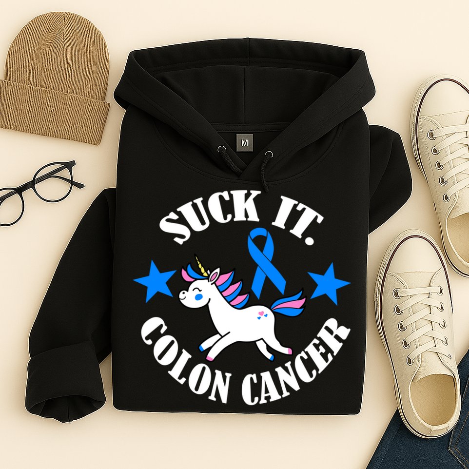 Suck It Colon Cancer Hoodie