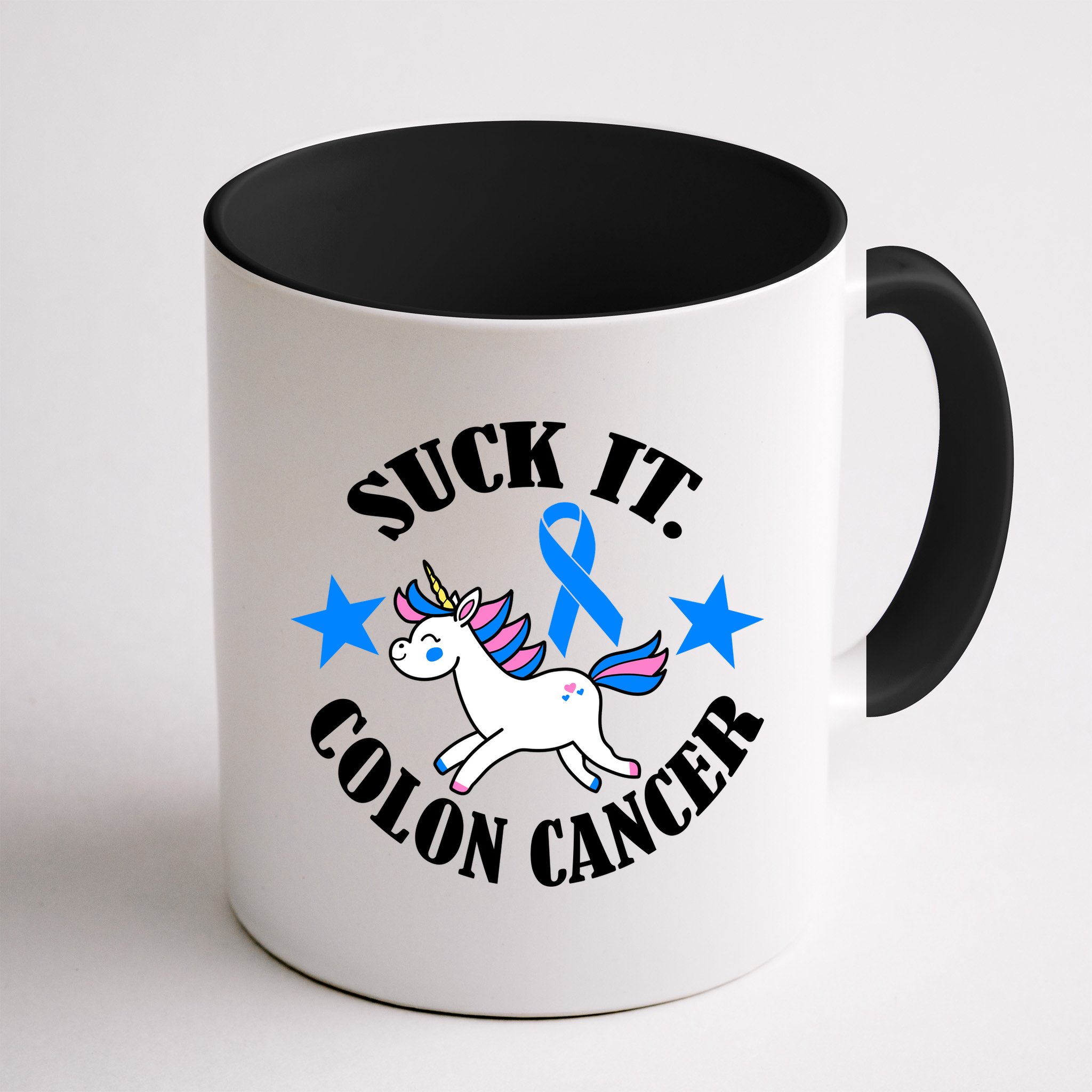 Suck It Colon Cancer Mug