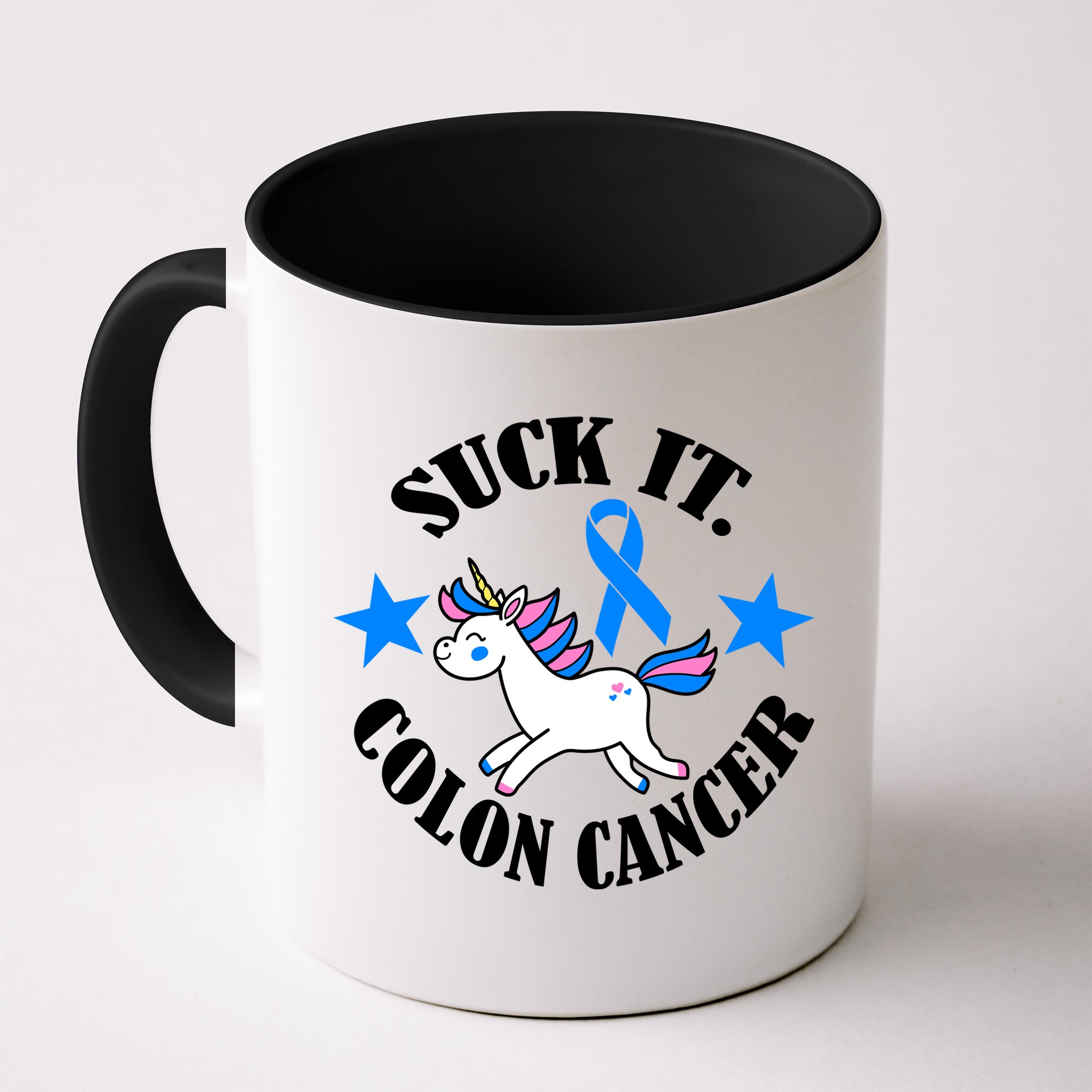 Suck It Colon Cancer Mug