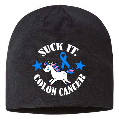 Suck It Colon Cancer Sustainable Beanie