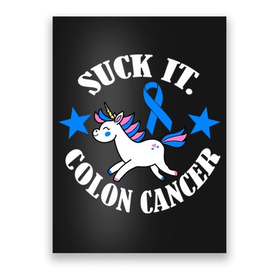 Suck It Colon Cancer Poster