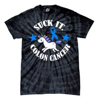 Suck It Colon Cancer Tie-Dye T-Shirt