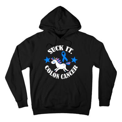 Suck It Colon Cancer Tall Hoodie