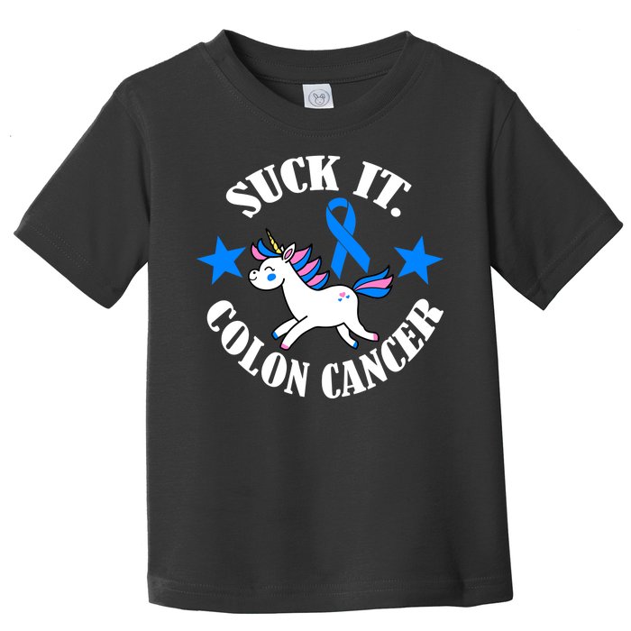 Suck It Colon Cancer Toddler T-Shirt