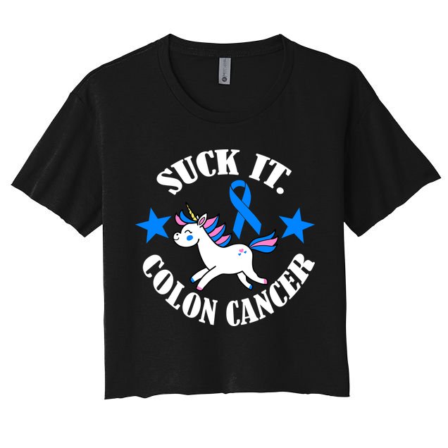 Suck It Colon Cancer Crop Top