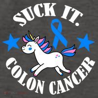 Suck It Colon Cancer Vector Backpack