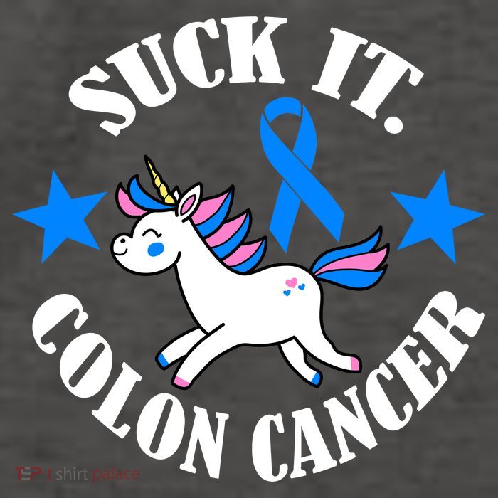 Suck It Colon Cancer Vector Backpack