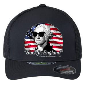 Suck It England George Washington 1776 Flexfit Unipanel Trucker Cap