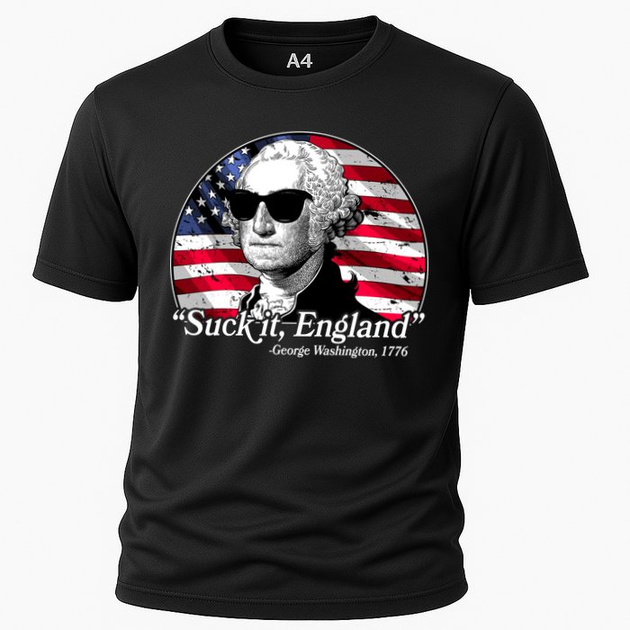 Suck It England George Washington 1776 Cooling Performance Crew T-Shirt