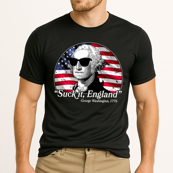 Suck It England George Washington 1776 Cooling Performance Crew T-Shirt