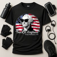 Suck It England George Washington 1776 Cooling Performance Crew T-Shirt