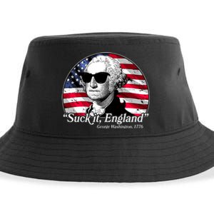 Suck It England George Washington 1776 Sustainable Bucket Hat