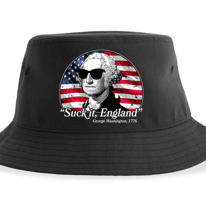 Suck It England George Washington 1776 Sustainable Bucket Hat